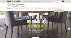 Desktop Screenshot of carpetspectruminc.com