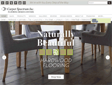 Tablet Screenshot of carpetspectruminc.com